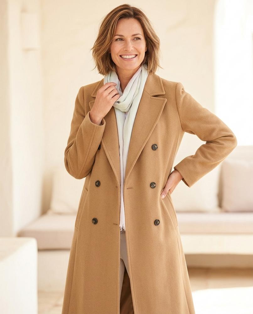 Chicos Designer - Kehus | Double-Breasted Notched-Lapel Coat Women