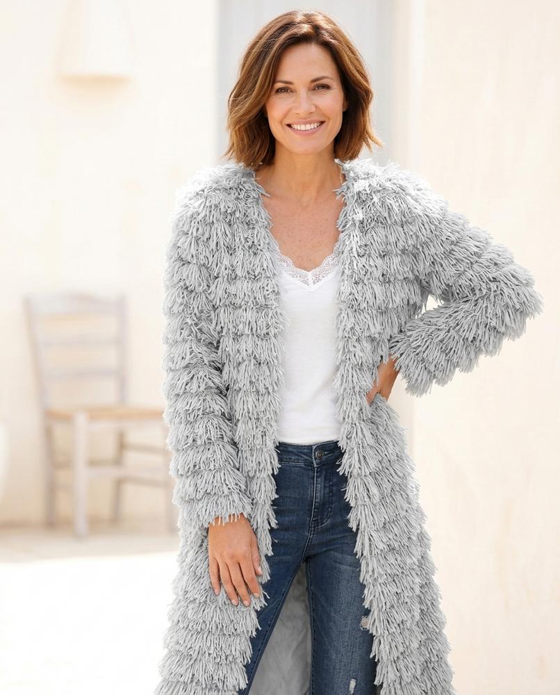 Chicos Designer - Aorus | Fringed Open-Front Cardigan Women