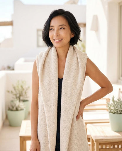 Chicos Designer - Dufok | Hooded Belted Vest Women