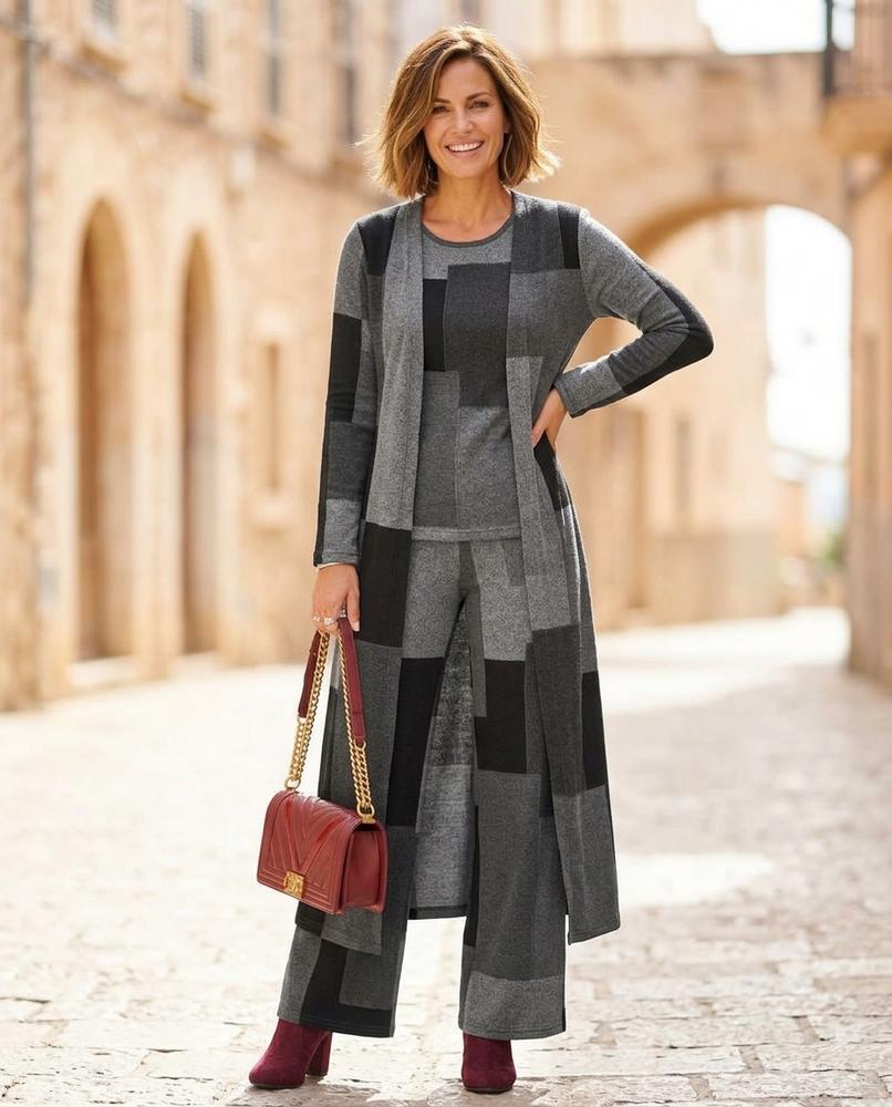 Chicos Designer - Eogan | Three-Piece Color-Block Suit Women