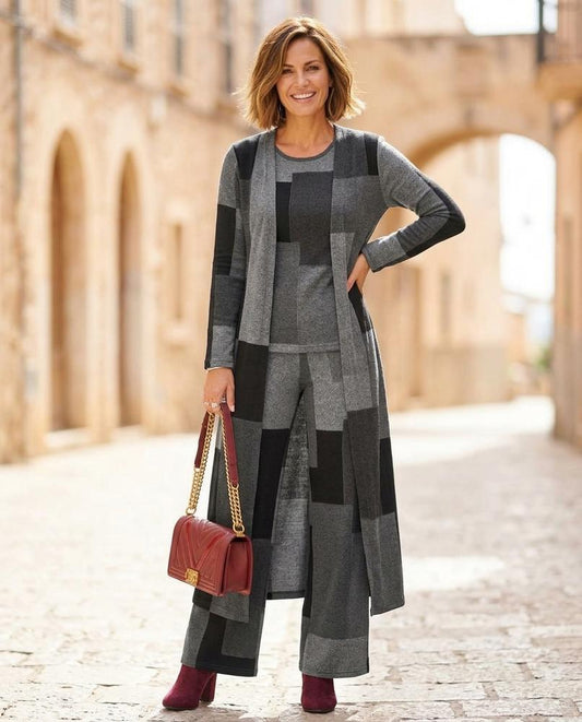 Chicos Designer - Eogan | Three-Piece Color-Block Suit Women