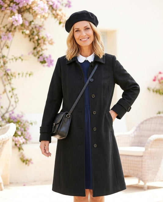 Chicos Designer - Eusod | Single-Breasted Collared Coat Women