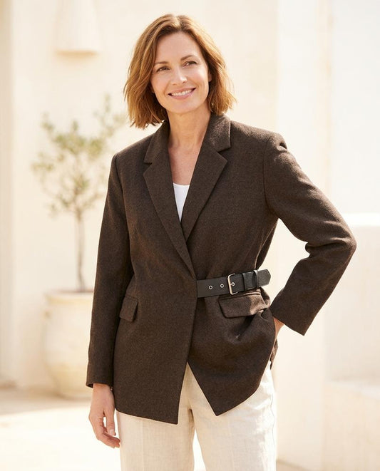 Chicos Designer - Tevad | Belted Structured Blazer Women
