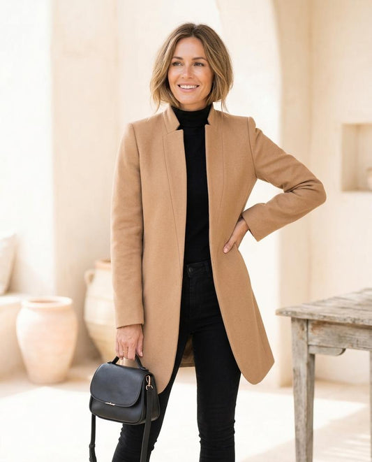 Chicos Designer - Selik | Open-Front Stand-Collar Coat Women
