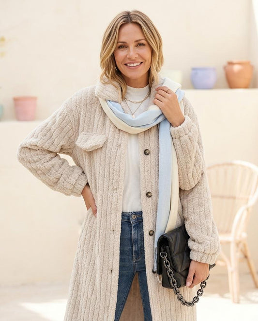 Chicos Designer - Aanum | Ribbed Plush Coat Women