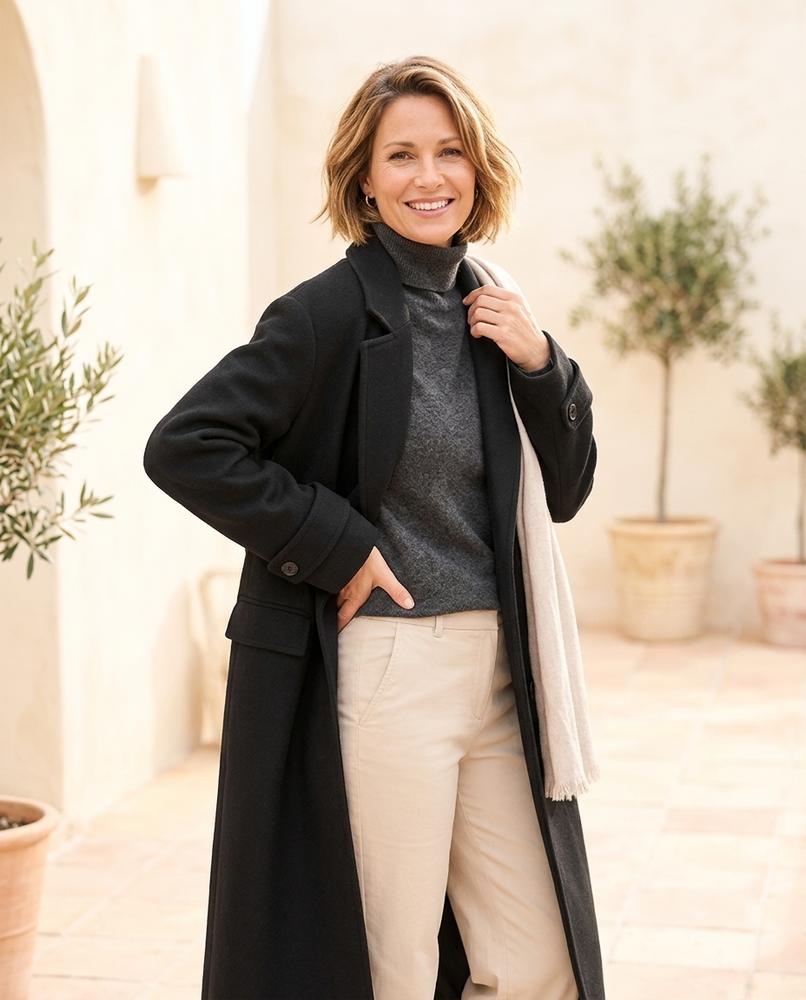 Chicos Designer - Zizen | Longline Straight-Cut Coat Women