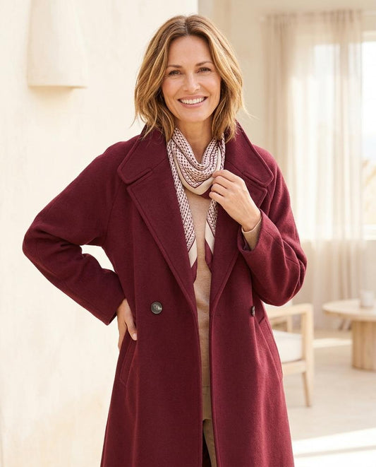 Chicos Designer - Zezel | Double-Breasted Relaxed-Fit Coat Women