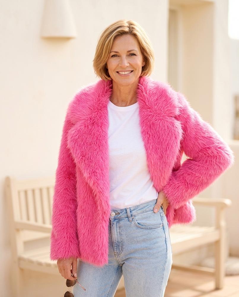 Chicos Designer - Zugal | Faux-Fur Open-Front Jacket Women