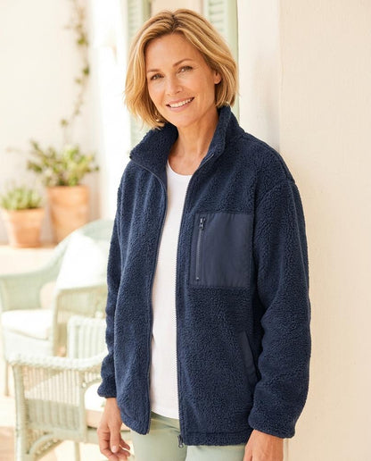 Witt Mode - Covur | Reißverschluss Teddyplüsch Jacke Damen