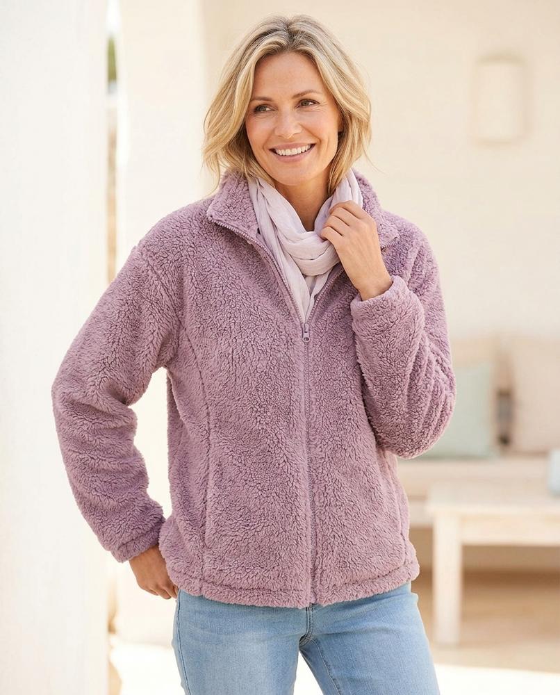 Witt Mode - Covur | Reißverschluss Teddyplüsch Jacke Damen