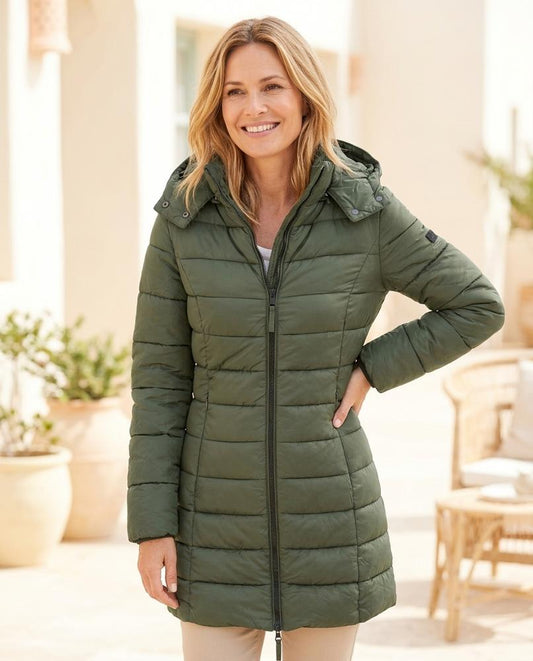 Chicos Designer - Zeren | Quilted Hooded Coat Women