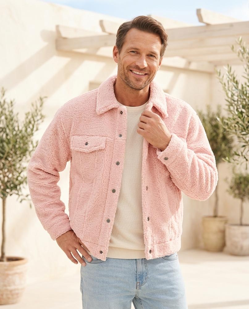 Chicos Designer - Lymer | Sherpa Button-Front Jacket Men