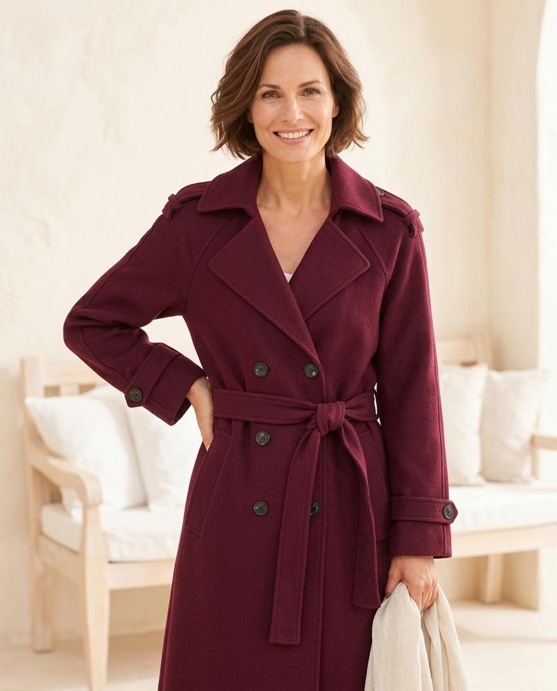 Chicos Designer - Altir | Double-Breasted Belted Coat Women
