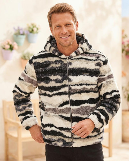 Chicos Designer - Sanal | Hooded Fleece Jacket Men