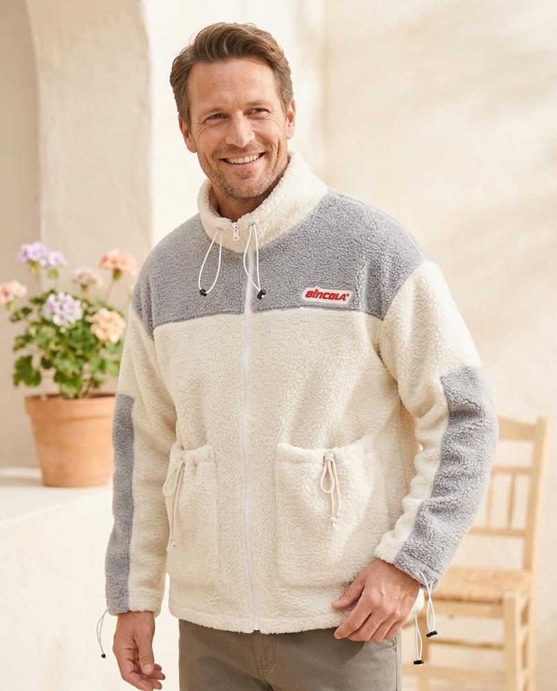 Chicos Designer - Norel | Color-Block Fleece Jacket Men