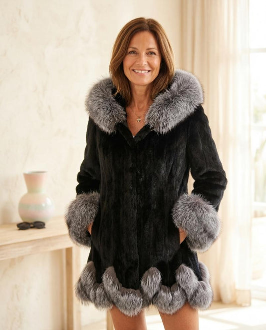 Chicos Designer - Arral | Hooded Fur-Trimmed Coat Women