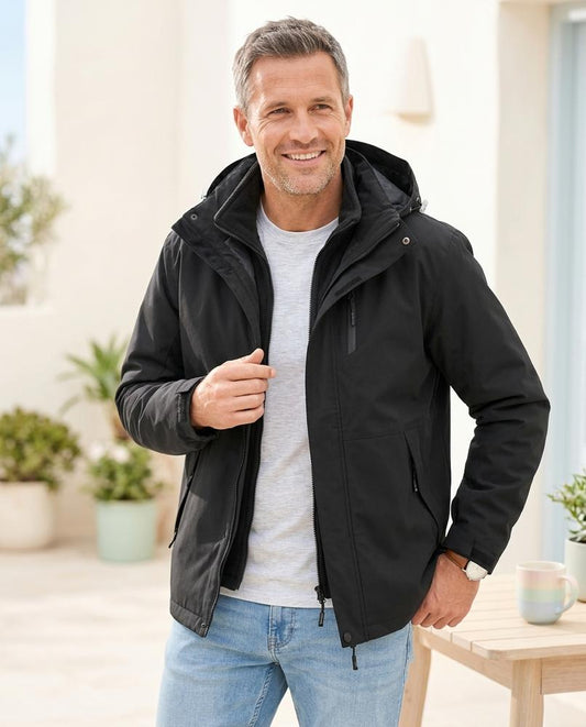 Chicos Designer - Saren | Hooded Lined Jacket Men