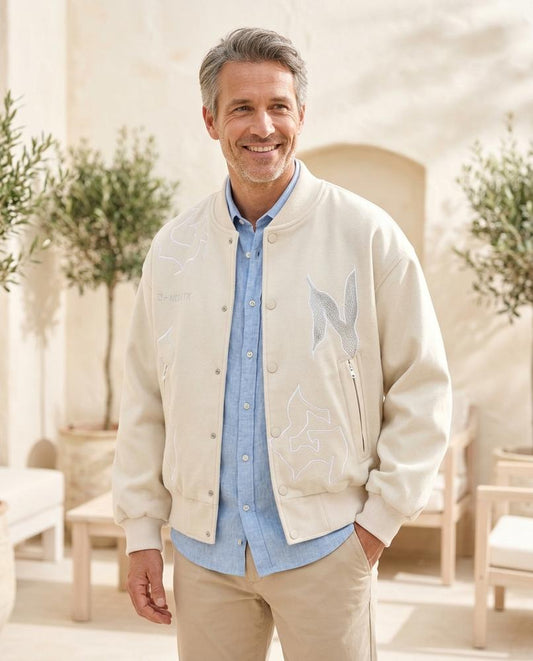 Chicos Designer - Mavan | Embroidered Button-Front Jacket Men