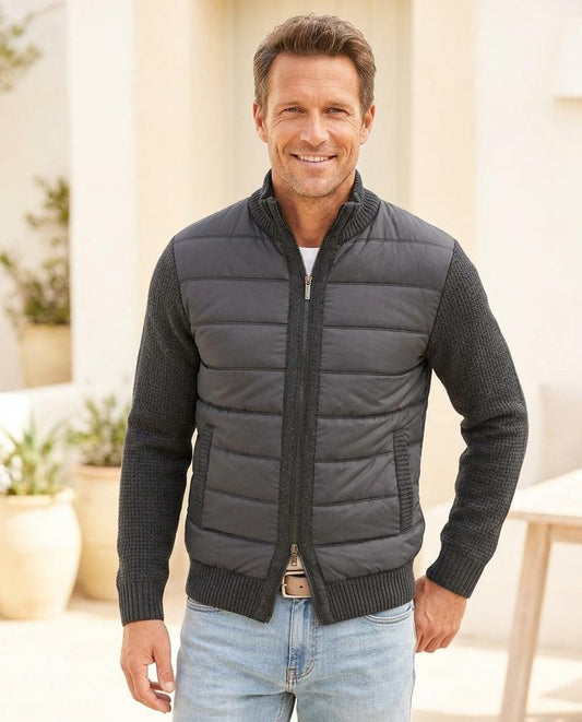 Chicos Designer - Zakar | Quilted Zip-Up Jacket Men